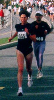 Stacey Chyz in the Run for the Cure 5K