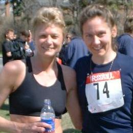 Joyce Burghardt and Angela Plamondon, Physio Run April 2001